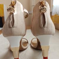 ALBERTO GUARDIANI sandali "Lipstick Heel" n.37