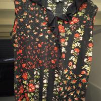 Blusa in chiffon in fantasia nuova