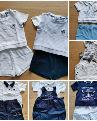 T-shirt pantaloncini completini da 1 a 24 mesi