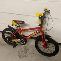 Bici per bambino taglia 16 per bimbi 3/4 anni