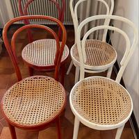 Due coppie Sedie Thonet vintage