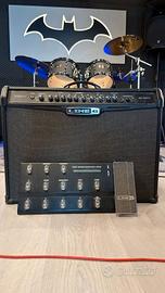 Line6 Spider IV 150W + Pedaliera Line6 FBV Ottime