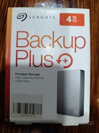 Seagate Backup Plus 4TB Hard Disk Esterno