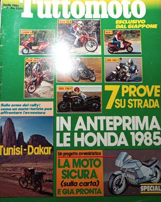 Rivista TUTTOMOTO numero 4 del 1984