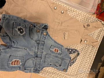 Lotto 50 pezzi abbigliamento estivo 12-18 mesi