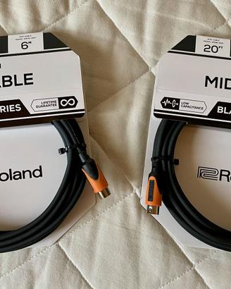 ROLAND Cavi MIDI Professionale Serie Black, 6 mt