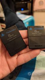 PlayStation 2 Memory Card 8MB 2 Pezzi