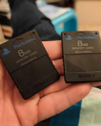 PlayStation 2 Memory Card 8MB 2 Pezzi