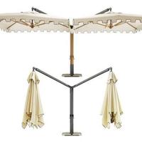 Ombrellone a 2 razze (3mx4m per ombrellone)