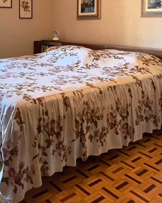 Letto matrimoniale ‘70s con comodini incorporati
