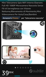 Micro telecamera sorveglianza
