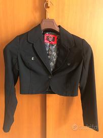 Giacca corta nera elegante