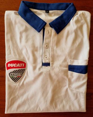 Polo Ducati Corse bianca, nuova, tg L, da 75 a 35