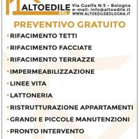 Tetto, appartamento, edilizia, muratore