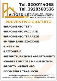 Tetto, appartamento, edilizia, muratore