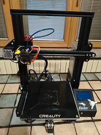 stampante 3d ender 3 con modifiche 