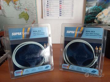 Supra Cables Dual-RCA-6 cavi audio coppia