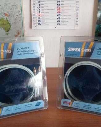 Supra Cables Dual-RCA-6 cavi audio coppia