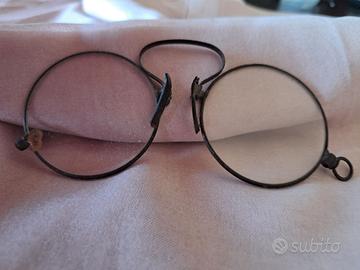 Occhiali Antichi Pince-Nez Stringinaso Fine '800 /