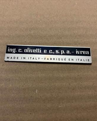 Olivetti M80 / Lexikon 80 targhetta serigrafata