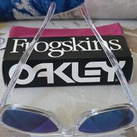 Oakley Frogskins Crystal Clear Prizm Sapphire