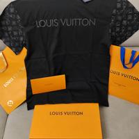 T-shirt uomo Louis Vuitton nero tg. XXL originale