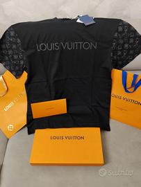 T-shirt uomo Louis Vuitton nero tg. XXL originale