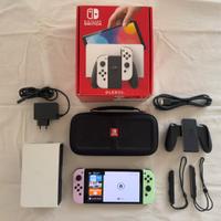 Nintendo Switch OLED completa + custodia originale