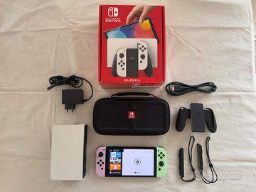 Nintendo Switch OLED completa + custodia originale