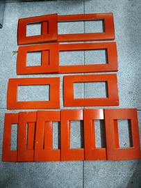 placchette arancione living light