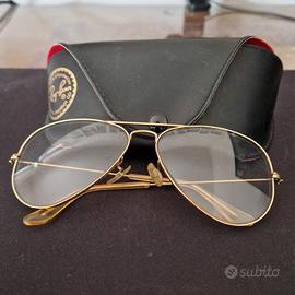 Ray-Ban Aviator Classic - Montatura Oro + Custodia