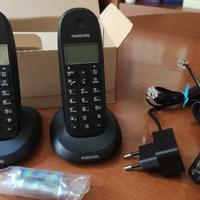 MOTOROLA Telefono wireless DECT C1002LB Duo