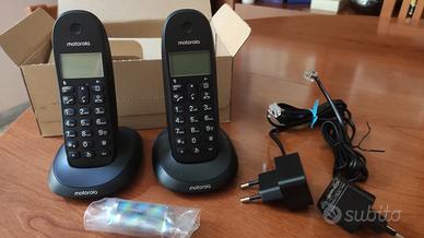MOTOROLA Telefono wireless DECT C1002LB Duo