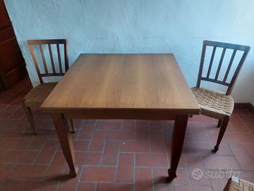 Tavolo da cucina in legno a libro 