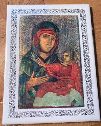mattonella Madonna con bambino