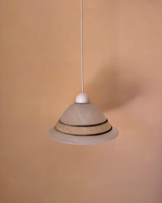 Lampadario vintage Alabastrato