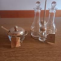 Set sale pepe olio aceto formaggio oro 24 Athena