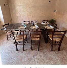 Tavolo in marmo seminuovo allungabile 10 posti