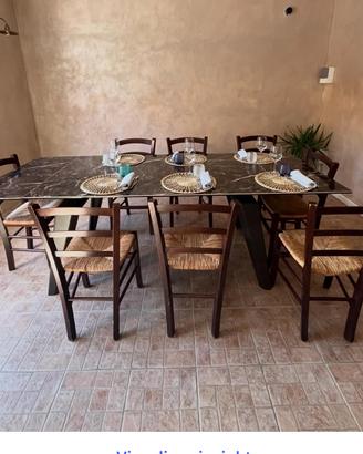 Tavolo in marmo seminuovo allungabile 10 posti