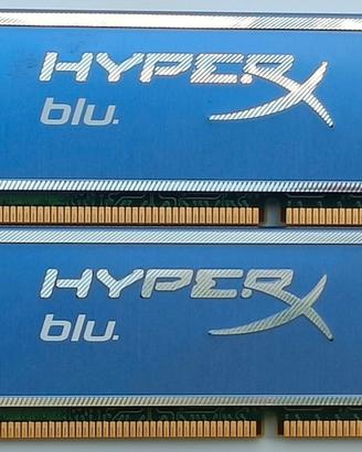 MEMORIE RAM KINGSTON HYPERX 2 x 4 GB DDR3 1600 MHz