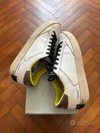 Scarpe Crime London Low Top Distressed Pelle 44