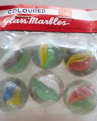 Biglie coloured glass marbles (anni `70-`80)
