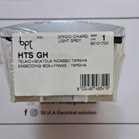 SCATOLA  DA INCASSO CON TELAIO CAME Bpt "TARGHA"