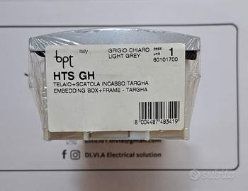 SCATOLA  DA INCASSO CON TELAIO CAME Bpt "TARGHA"