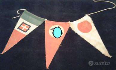 Set Bandiere Patto Acciaio Italia Germania Japan R