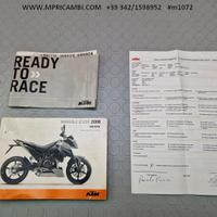 LIBRETTO USO KTM DUKE 690 2007 2008 2009