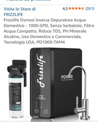 depuratore frizzlife Pd 1000