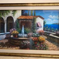 Quadro ad olio titolo CAPRI
