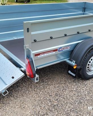 CARRELLO RIMORCHIO CRESCI PT6CA RAMPA DI SALITA