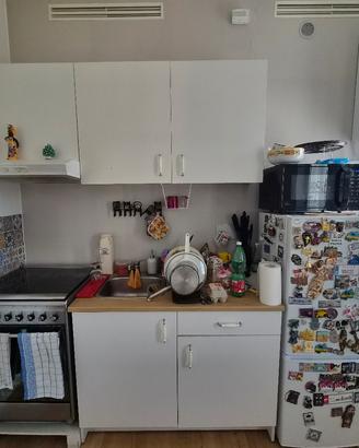 Cucina completa in blocco SMEG frigo microonde 
